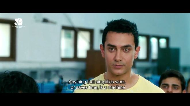 Videogram: What is a machine? - Funny scene | 3 Idiots | Aamir Khan | R  Madhavan | Sharman Joshi