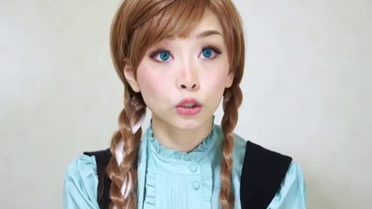 Videogram Disney S Frozen Anna Makeup Tutorial アナと雪の女王 アナ風メイク Halloween Makeup