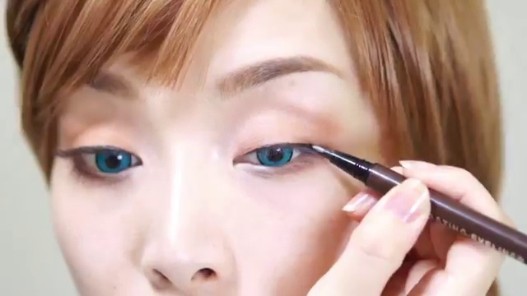 Videogram Disney S Frozen Anna Makeup Tutorial アナと雪の女王 アナ風メイク Halloween Makeup