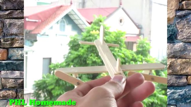Videogram How To Make Air Force Plane Using Popsicle Sticks - kahin houe roblox