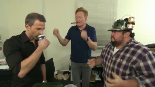 Videogram: Conan Throws Jordan Schlansky A Bachelor Party - CONAN on